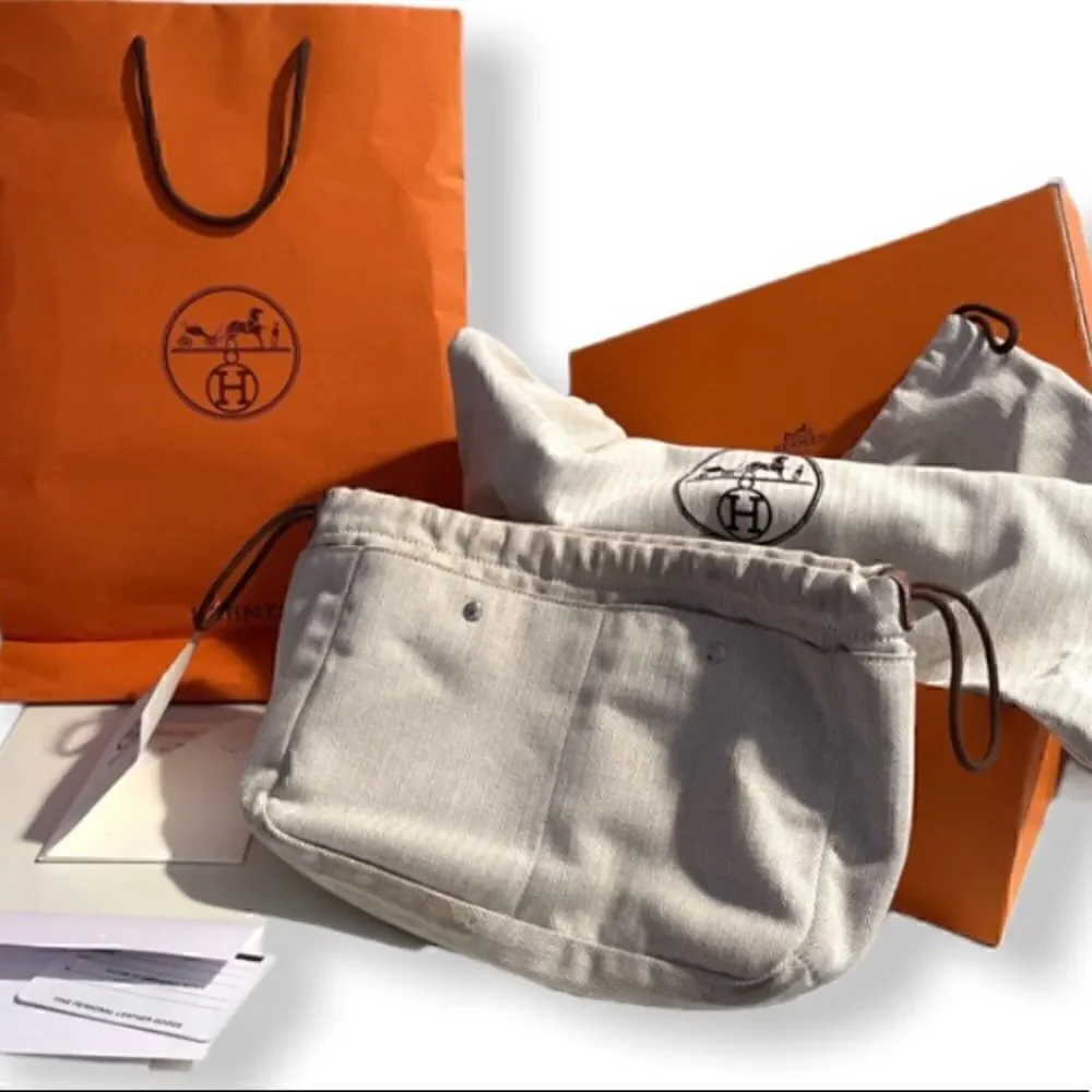 Hermès 25cm Toile Bag Organizer